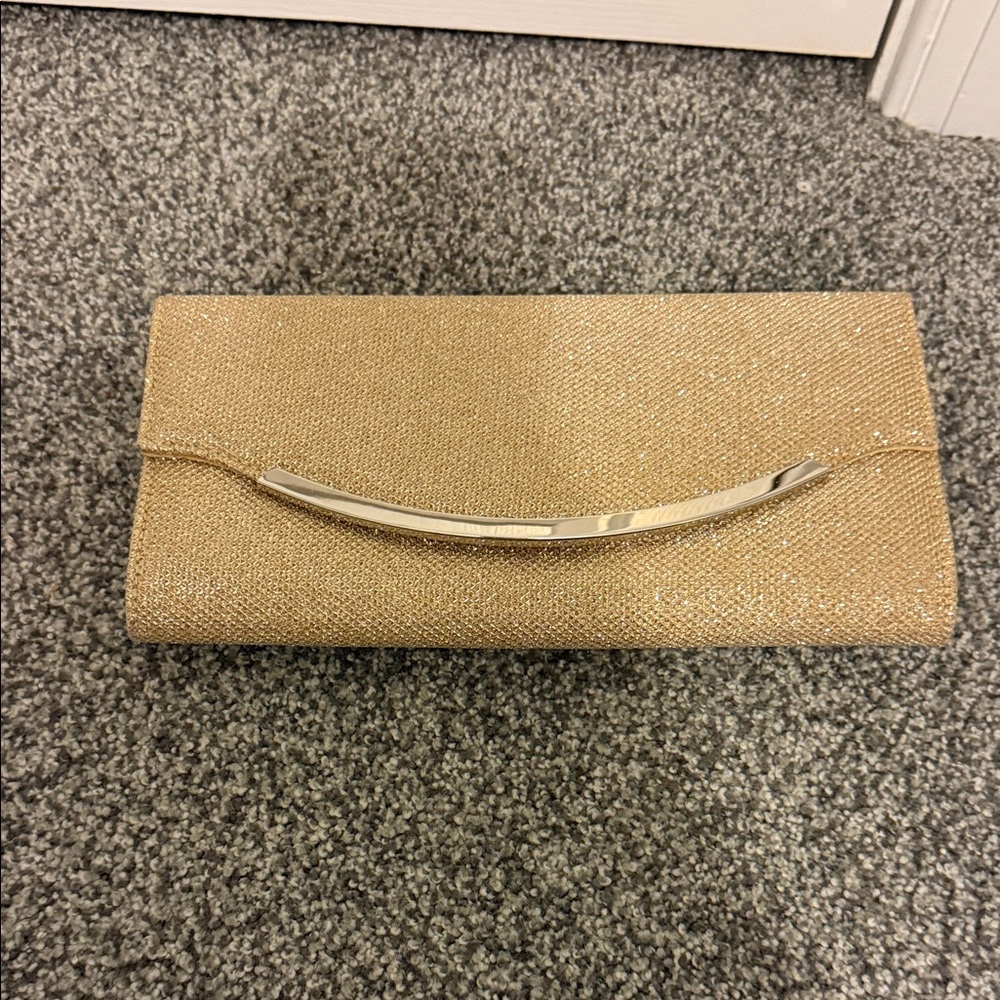 Elegant Gold Clutch Bag